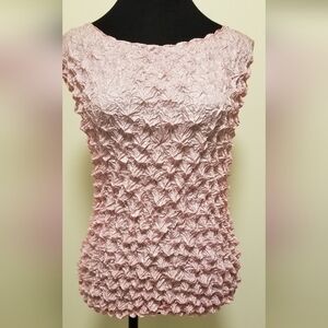 Pink Smocked Blouse with Blouson Sleeves NWOT